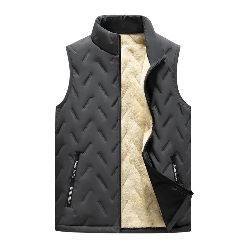 MJ-01 dark gray lambswool vest