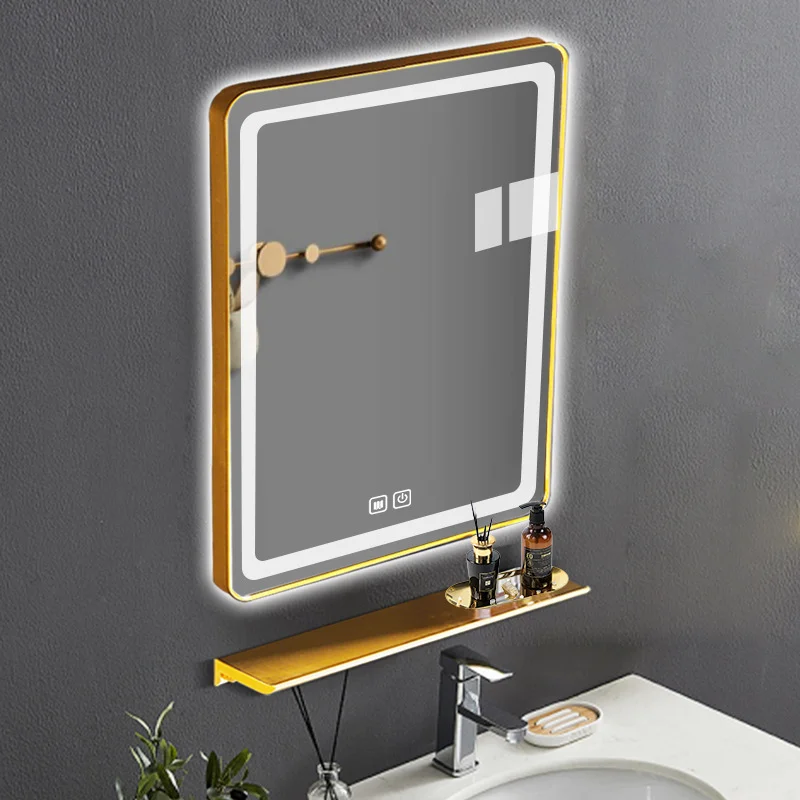 

Hot Sale Smart Mirror With Wireless Illuminated Smart Led Mirror With Time Display Smart Mirror Vanity Dresser With Price