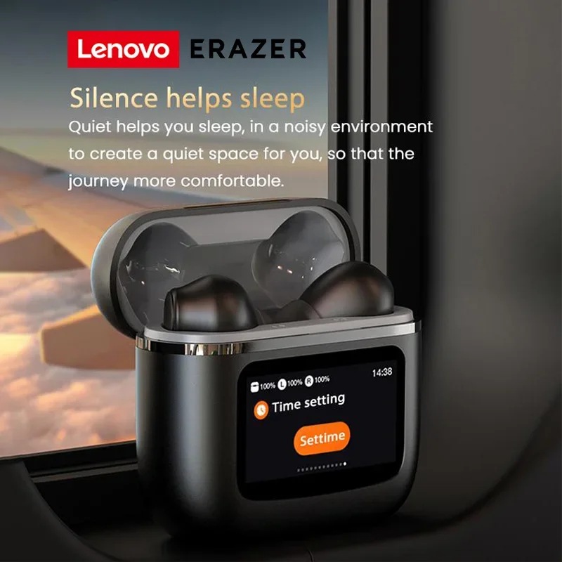Original ERAZER XP1 Bluetooth Earphones LCD Intelligent Color Screen Wireless Headphones Touch Screen Global Language