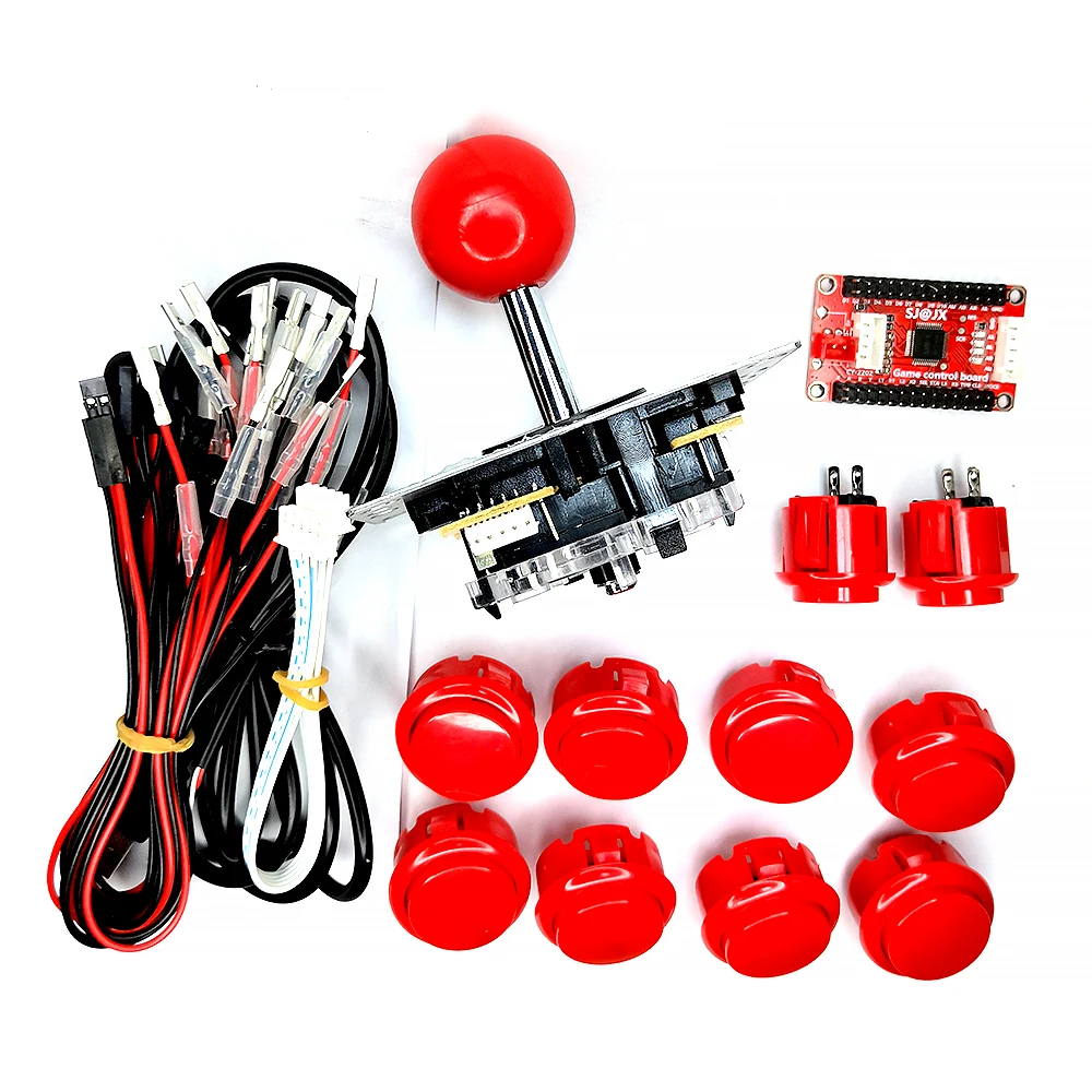 복사 Sanwa 조이스틱 아케이드 게임 Diy 키트 라즈베리 파이 PC PS3 스위치 Usb 컨트롤러 제로 지연 보드 버튼 세트 NEO GEO