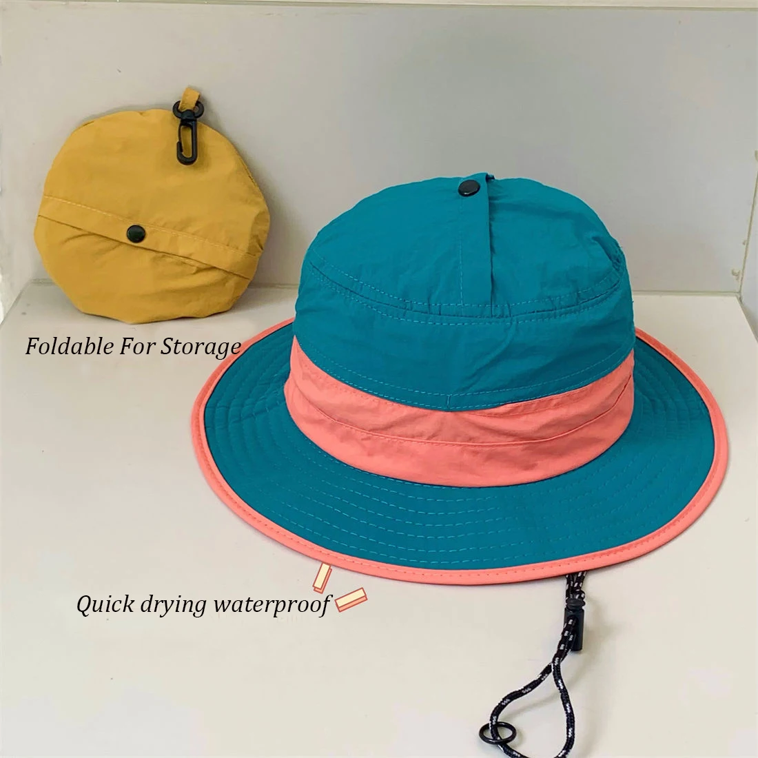 2023 Top Quality Fast Dry Waterproof Pocket Bucket Hats Men Women Fishing  Foldable Bob Ricard Homme Fisherman Caps - AliExpress
