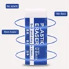 10Pcs 2B White PVC Pencil Eraser Clean And Mess Free Student Exam Office Sketch Easy To Wipe Soft Erasers 3
