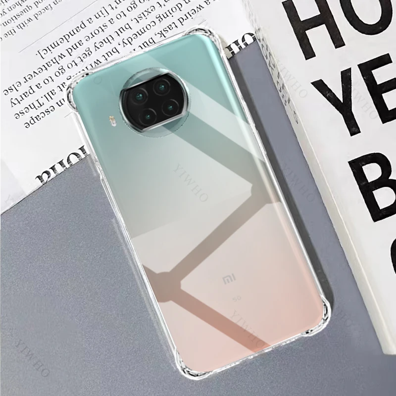 Phone Case for Xiaomi Mi 10T Lite 5G M2007J17G Thickened Transparent Shockproof Anti-scratch Cover