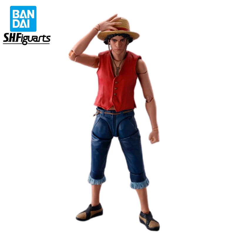 

Original BANDAI SHF ONE PIECE Monkey D. Luffy Netflix Live-action version PVC Anime Figure Action Figures Model Toys
