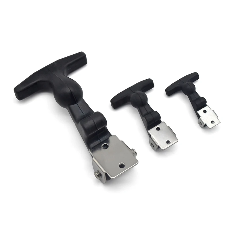 Rubber elastic shock absorption T-shaped buckle Engine hood box buckle Insulation box sealing lock buckle clamp