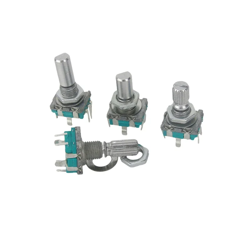 20 Position 360 Degree Rotary Encoder EC11 5Pin Long 15/20MM with Push Button Switch 5PCS/LOT