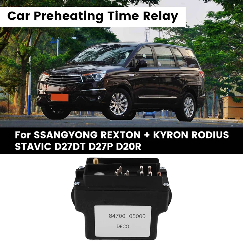 

8470008000 Car Preheating Time Relay For SSANGYONG Rexton + KYRON RODIUS STAVIC D27DT D27P D20R