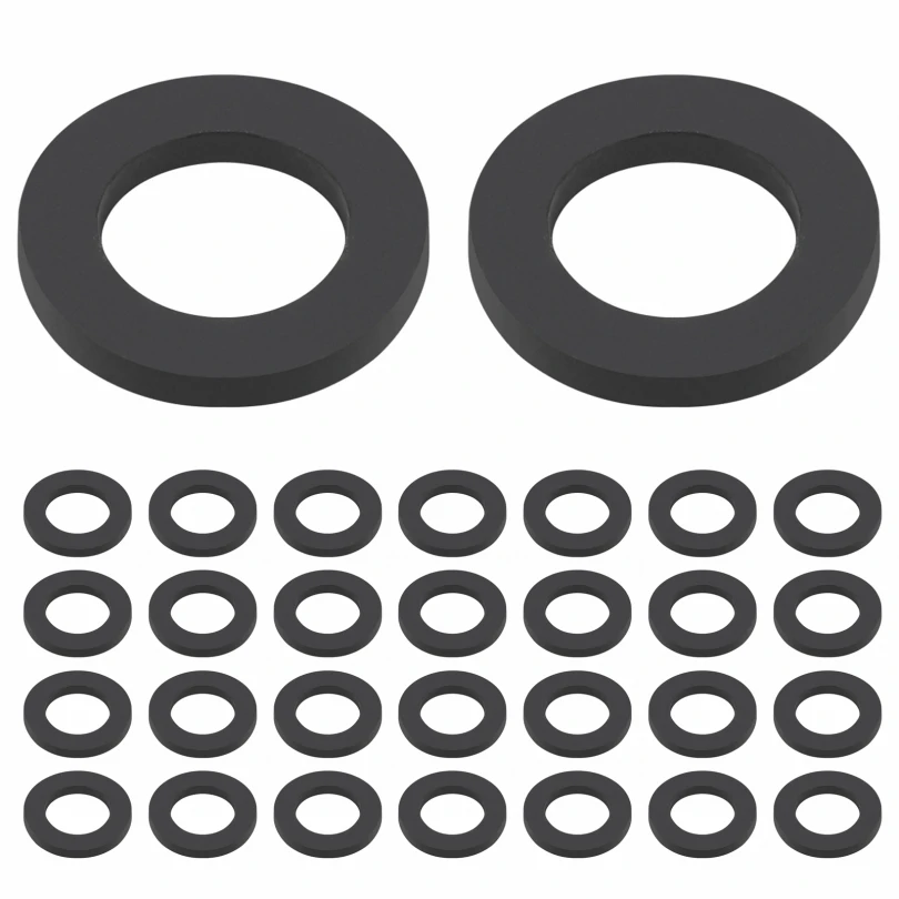 100 PCS 1/2 Inch Flat Rubber Washers - Plumbing Seals For Faucets, Shower Heads & Pipe Connections