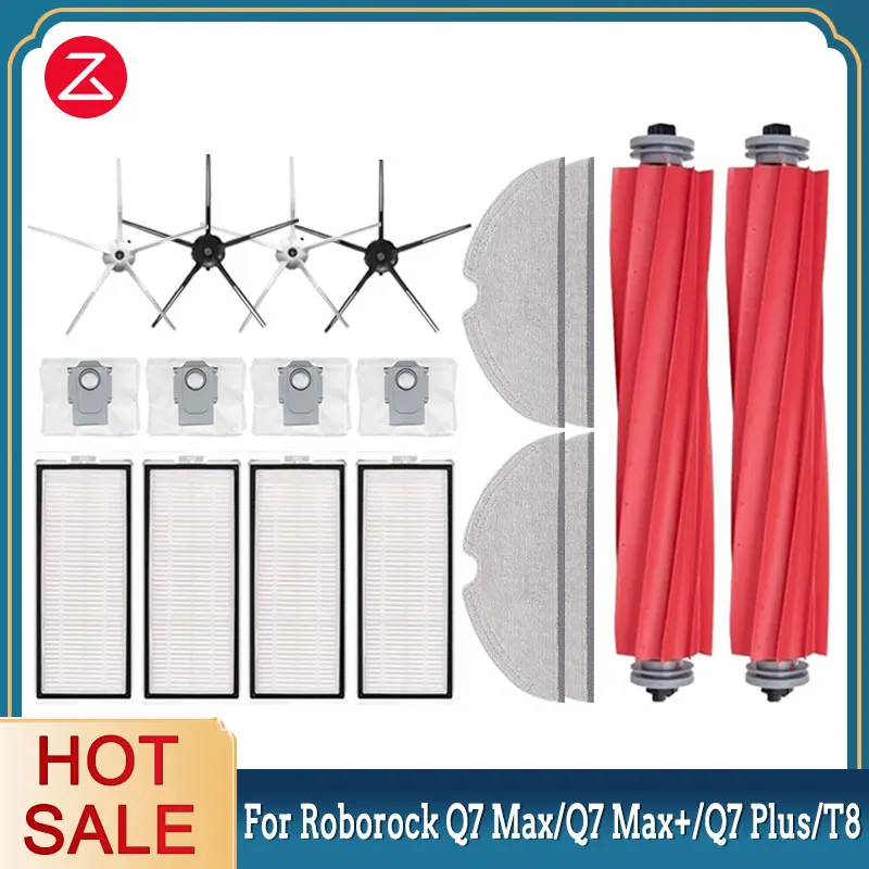 For Xiaomi Roborock Q7 Max,q7 Max+,q7 Plus,t8 Hepa Filter Robot Vacuum