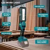 Electric Goddess 300W Cordless Folding Tool Light Portable Field Light Source For Dewalt/Makita/ Milwaukee Battery 2