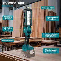 Electric Goddess 300W Cordless Folding Tool Light Portable Field Light Source For Dewalt/Makita/ Milwaukee Battery 2