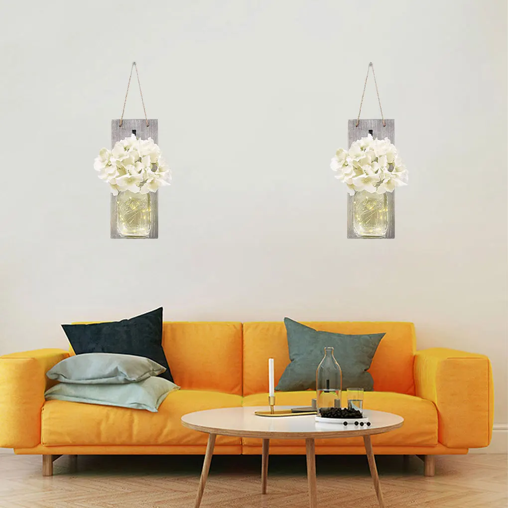 

2pcs Wood Made LED Wall Lamp Durability And Anti-corrosion For Wide Application Elegance Lights