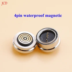 Waterproof Magnetic Pogo Pin Connector - Spring Loaded, 360° Blind Suction, DC Signal Transmission and Charging (4pin)