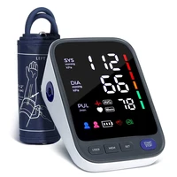 Kingclinic Blood Pressure Machine, Automatic Digital Upper Arm Blood Pressure Monitor with Adjustable Large Cuff 1