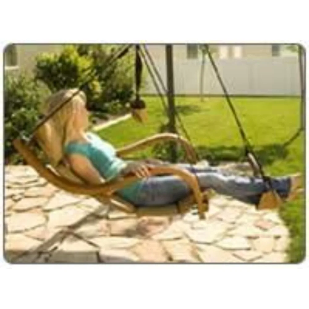 Deluxe Hanging Hammock Lounger Chair 4
