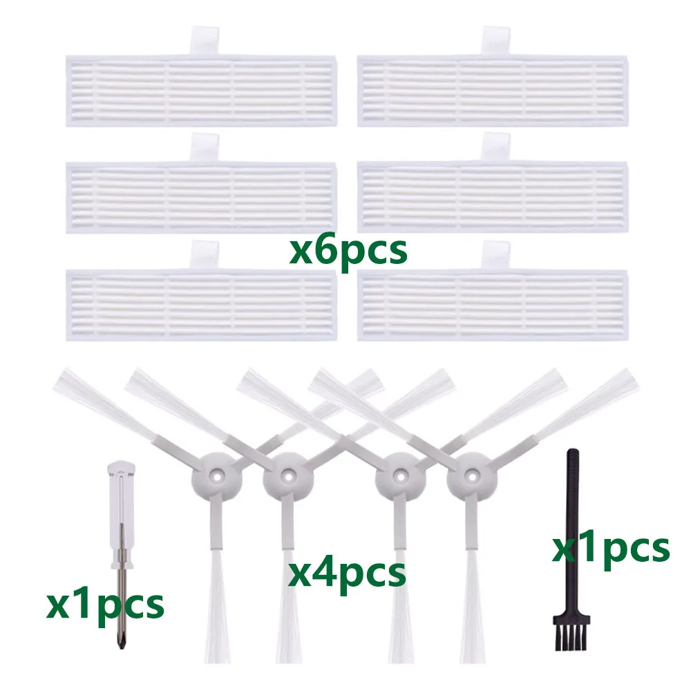Hepa Filter Side Brush Compatible with Rowenta Tefal Explorer X-Plorer Serie 60 RR7455 RR7447WH Vacuum Cleaner Accessories Part