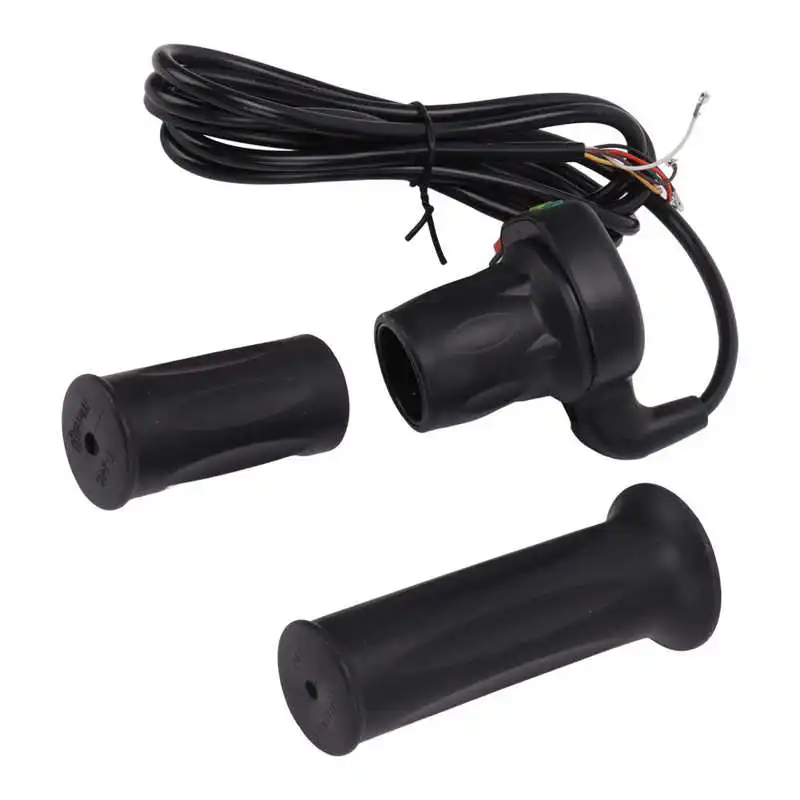 Acceleratore per bici elettrica Twist-Throttle 48V Display della velocà Manopole acceleratore Chiavi/inizio del pulsante per tutti i scooter elettrici 6 pin impermeabili  18