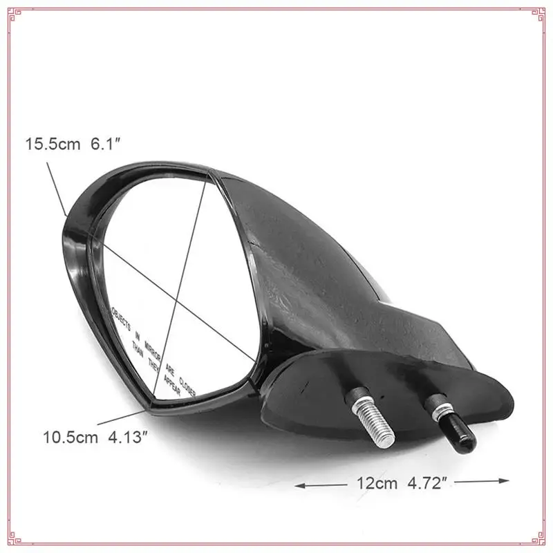 Motor Boat Rearview Mirror For Yamaha Waverunner VX1100 VX 1100 Cruiser Deluxe Sport 2005-2009 Modified Rearview Mirror