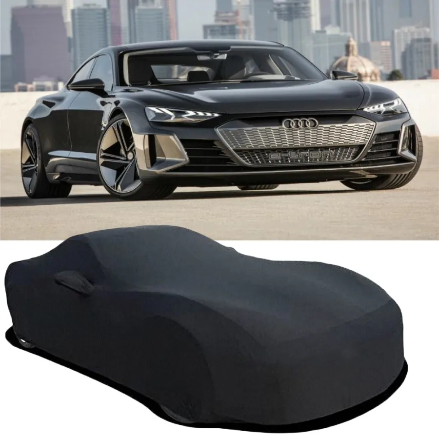 Universal Stretch Car Cover Dustproof Scratch-proof UV-proof Customized  Badge Car Cover Fit For Audi A4 RS3 RS4 RS5 TTS S5 S8