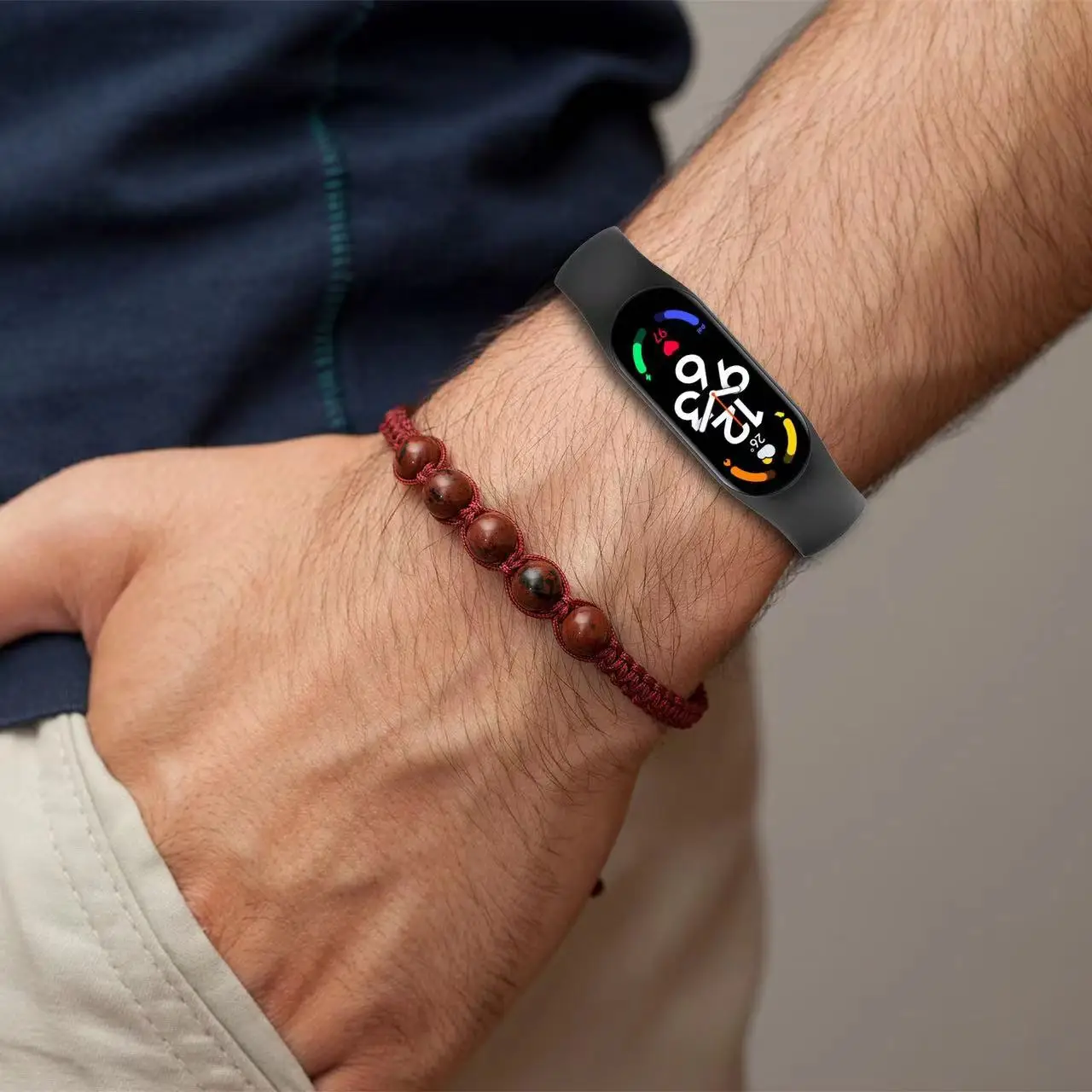 Durable Sports Silicone Strap for Fitness Tracker Bracelet