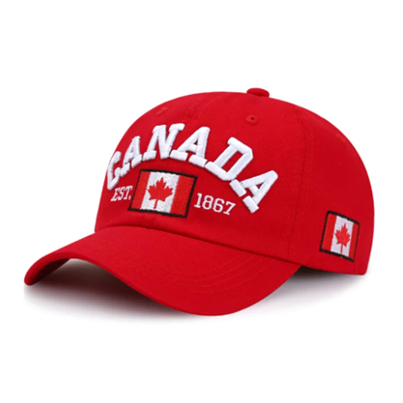 Ukraine & Canada Flag Baseball Cap - Adjustable Snapback Hat In Moss Green For Men & Women - View #5