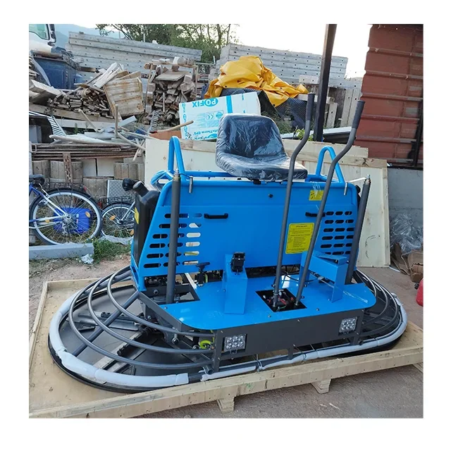 Concrete Leveling Trowel Advanced Design Max Speed 3600 Driving Type Troweling Machine For Construction