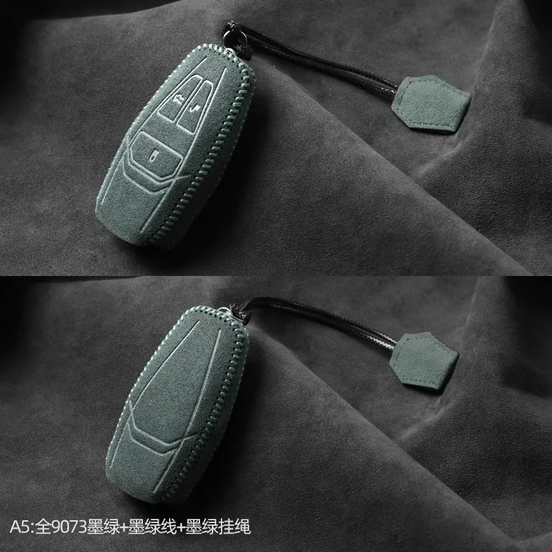 

High-end Alcantara Suede Key Chains Key Case FOR Aston Martin DB11 Vantage DBX Car Accessories