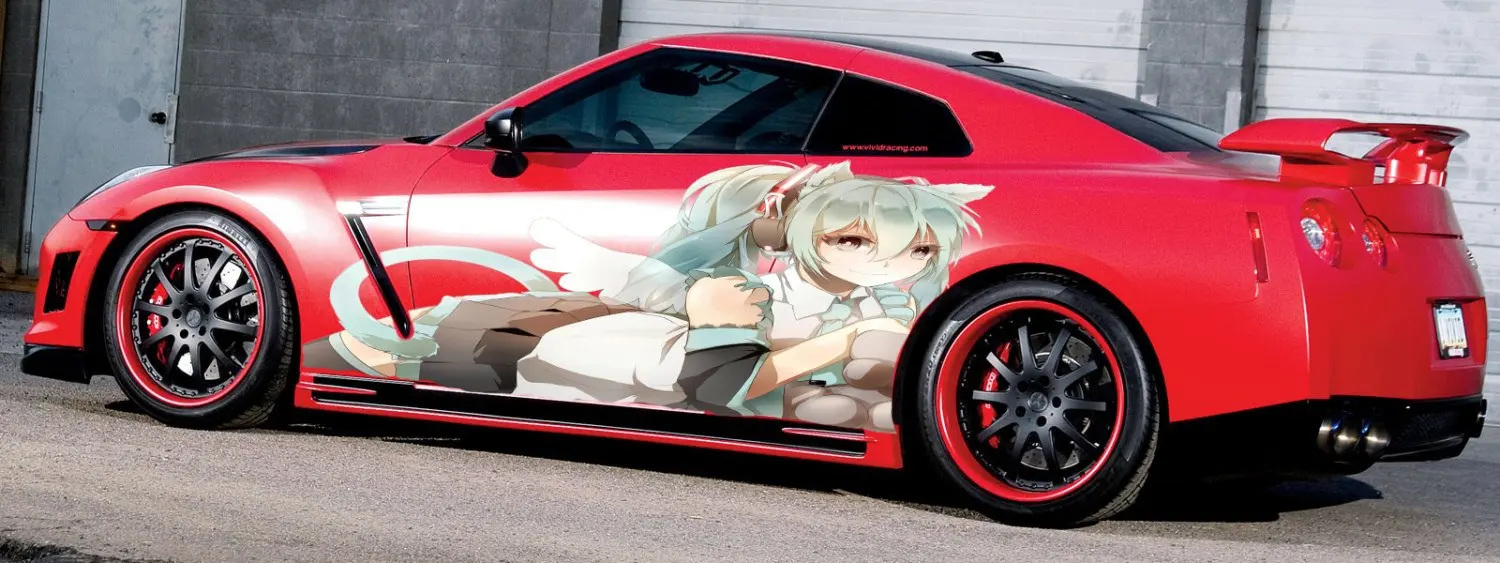 

Sexy Anime Girl Colored Side Vinyl, Anime car Graphics, Graphics, Car Wrap, Full Color Car Vinyl, Graphics SUV Will fit Any car