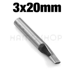 Leather Oval Shape Hole Punch Tool - Steel Craft DIY Punch (3x20mm)