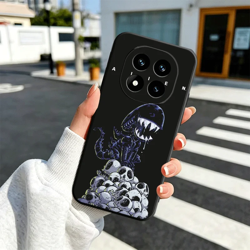 Cool A-Alien X-Xenomorph Soft Black Phone Case Cover