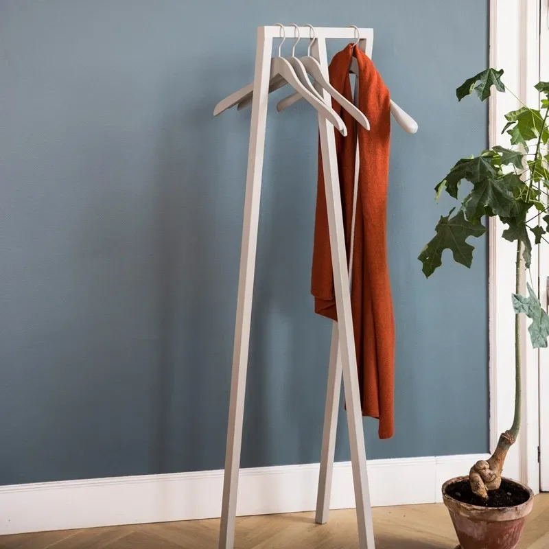 

Indoor Designes Scarf Rack Stand Metal Tension Industrial Pipe Clothes Rack Support Livingroom Burro Ropa Perchero Furniture