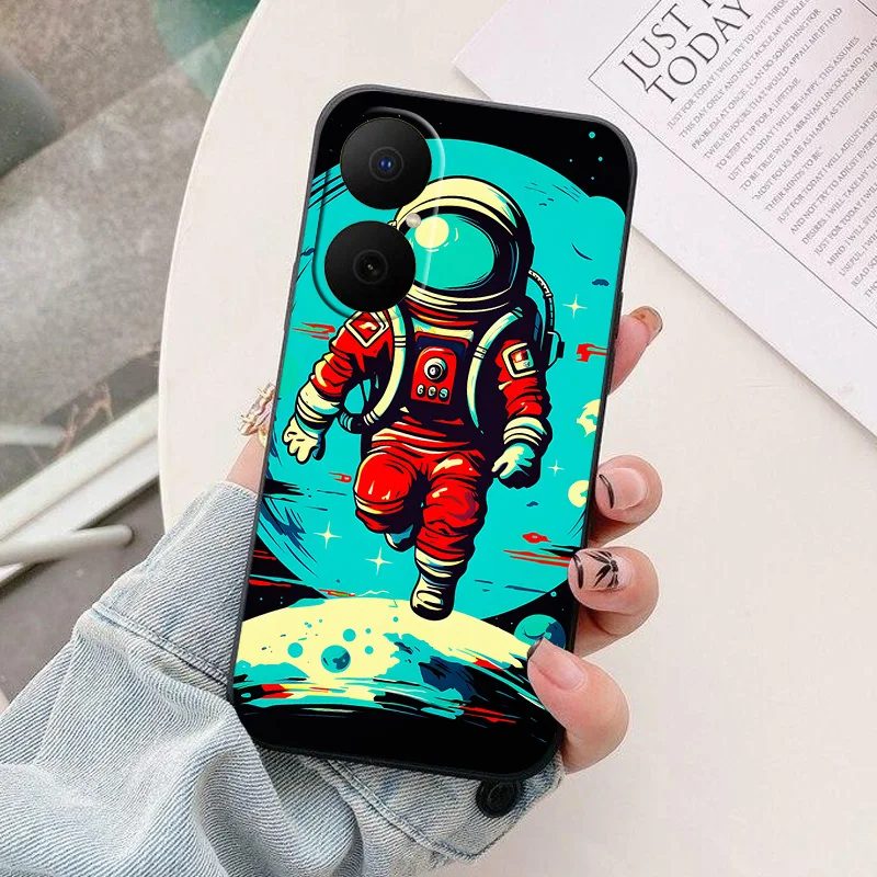 Astronaut Silicone Camera Protection Back Cover