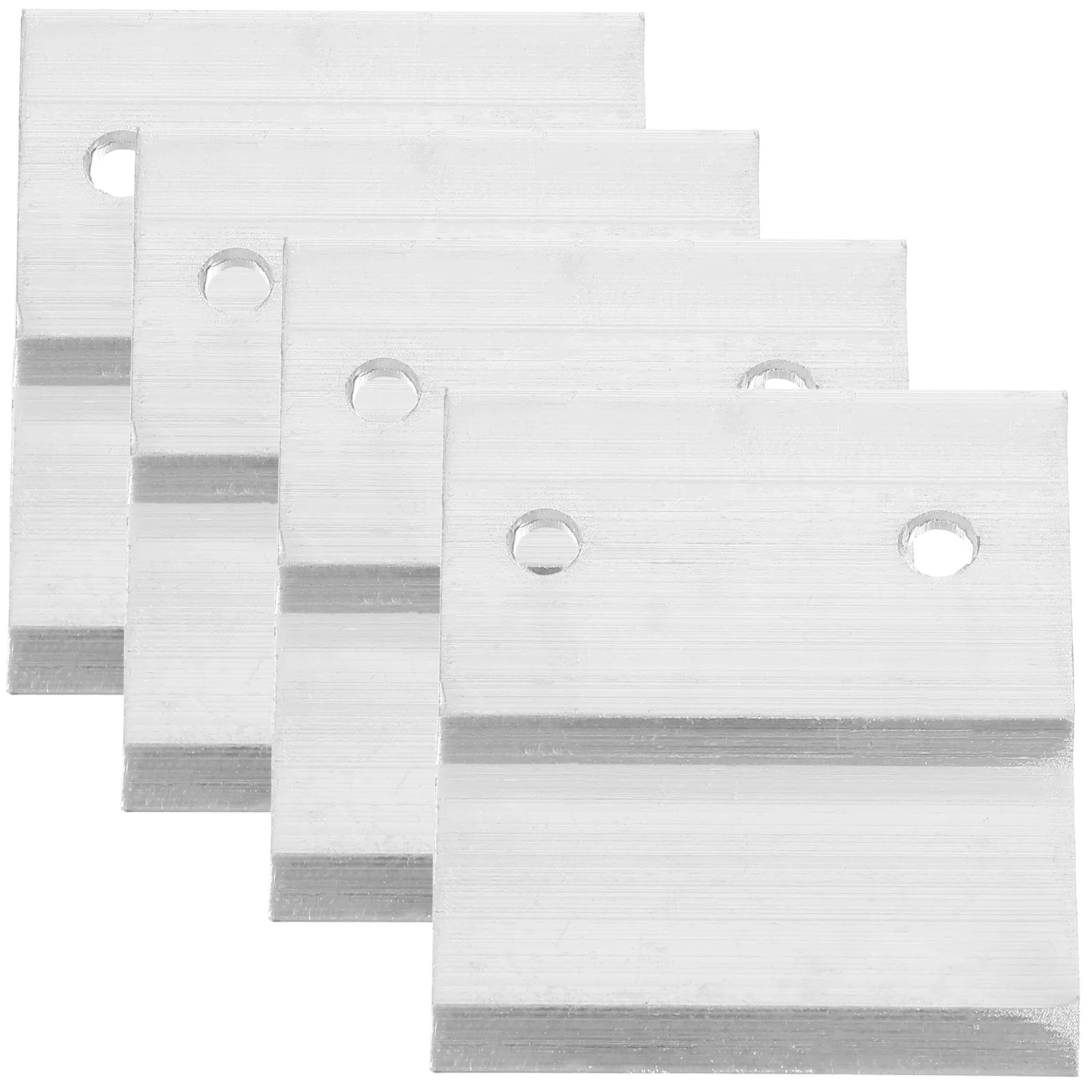 2 Pairs Wall Panel French Cleats Heavy Duty Mirror Hanging Hardware Hangers Headboard Aluminum Alloy Mounting Picture