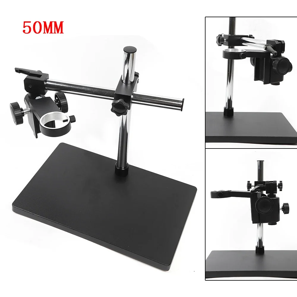 Digitales Mikroskop-Stativ, 340 mm höhenverstellbarer Hubhalter, einzelner Stahlarm-Auslegerständer für Stereomikroskop-Rohrhalter im Labor – Detail 1