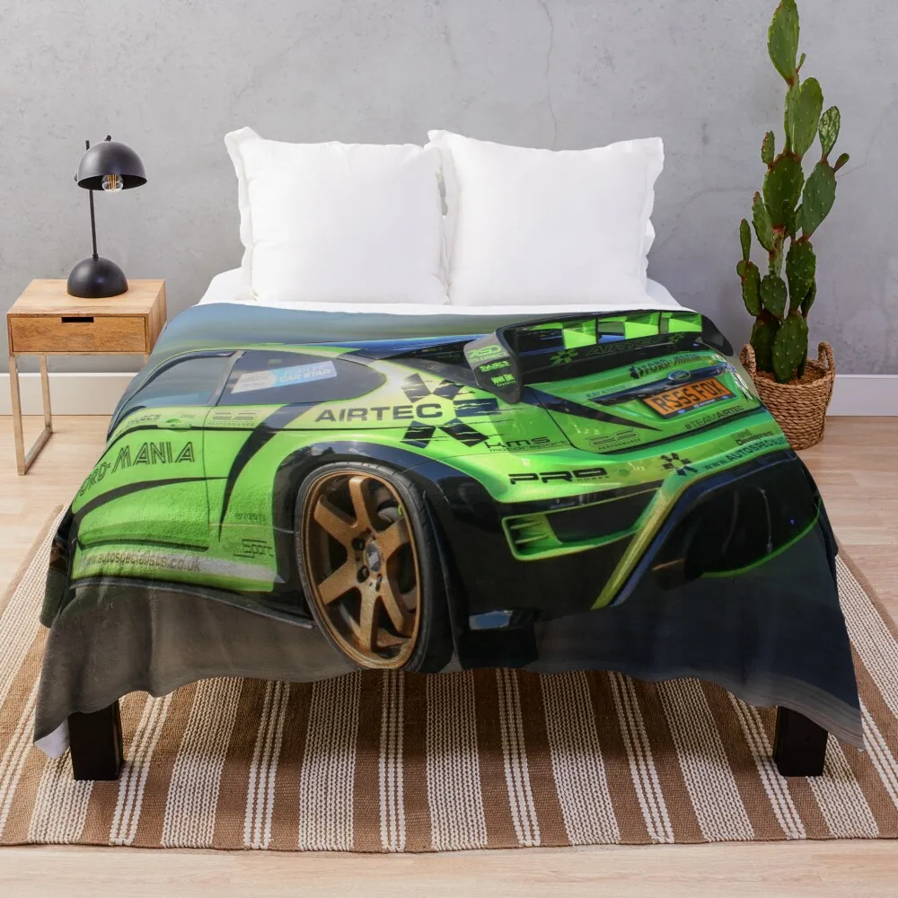 

671BHP FOCUS RS Throw Blanket Plaid