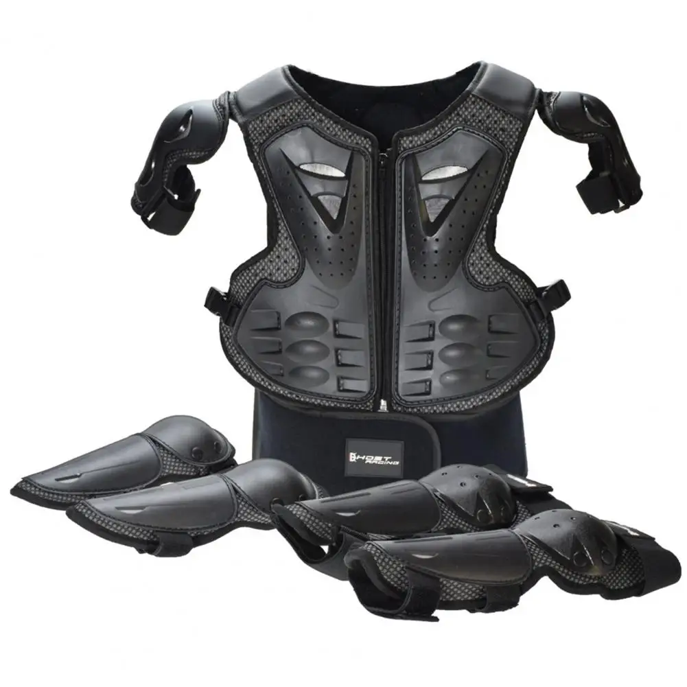 

1 Set Excellent Ergonomically Motorcycle Armor Children Armor Ventilated Wear-resistant