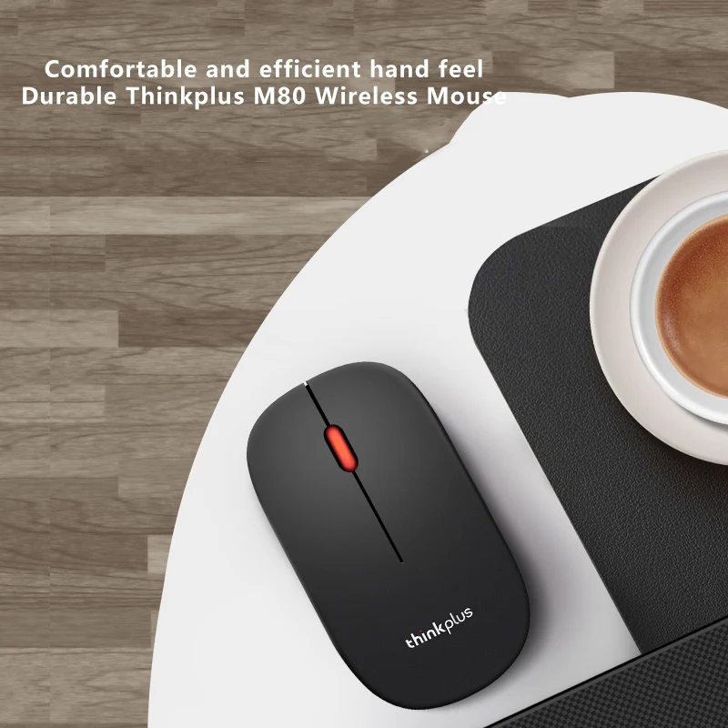 Mouse Lenovo Thinkplus M80 Wireless Mouse Bluetooth Office Black