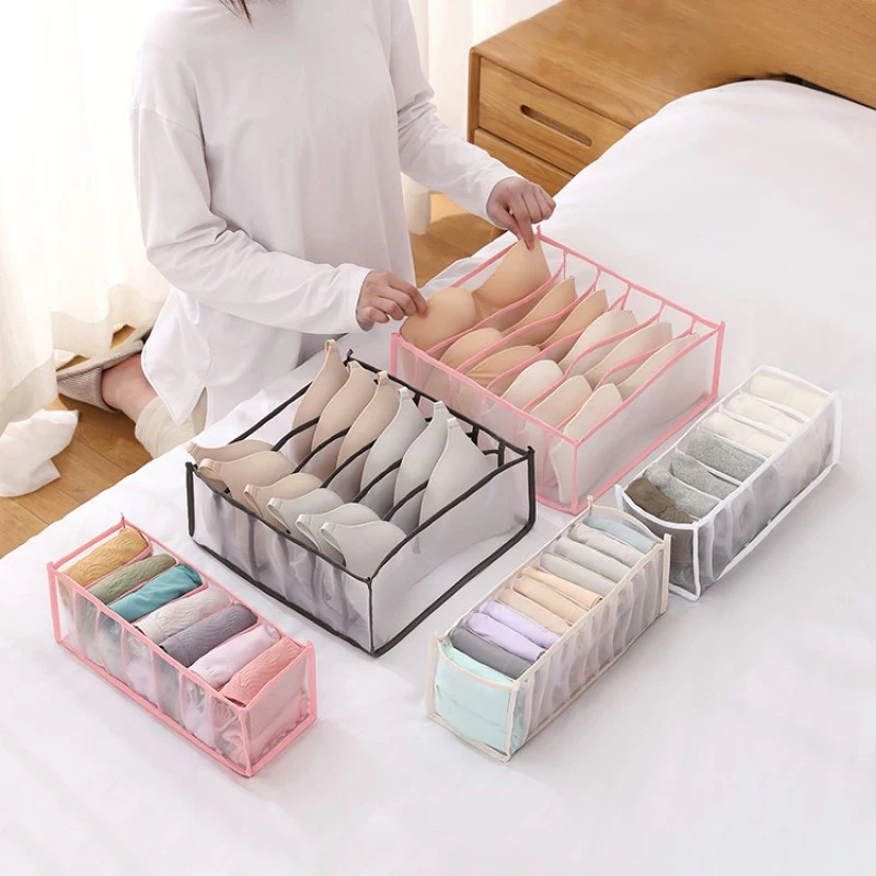 Description Picture 3 of itemCabinets Clothes Organizer Pants Underwear Storage Box Wardrobe Clothes Organizer Drawers T-Shirt Bra Socks Clothing Storage Box