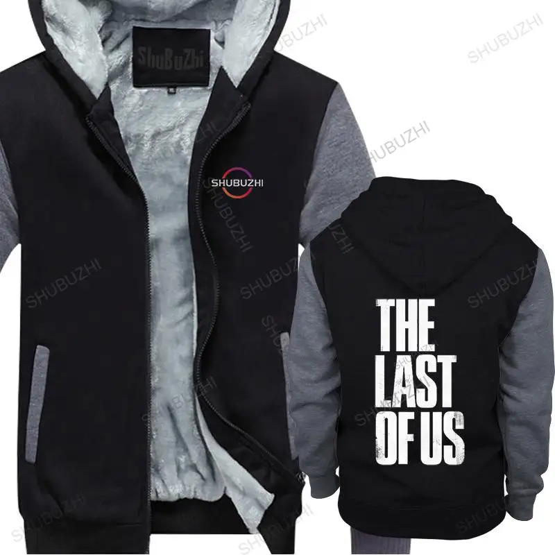 

The Last Of Us thick hoody men video game Letter warm hoodie Persionalized Custom mens brand shubuhzi winter warm hoody zipper