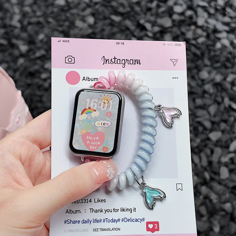 Elastic Stretchable Scrunchie Bracelet Strap