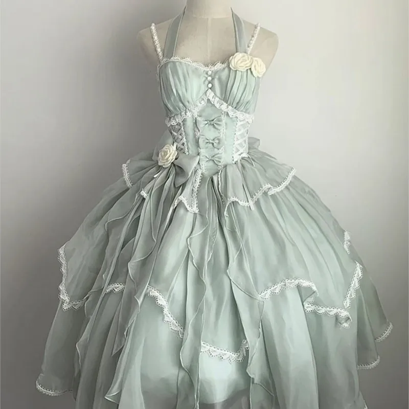 

White Moonlight Long Dress Elegant and Gorgeous Pettiskirt
