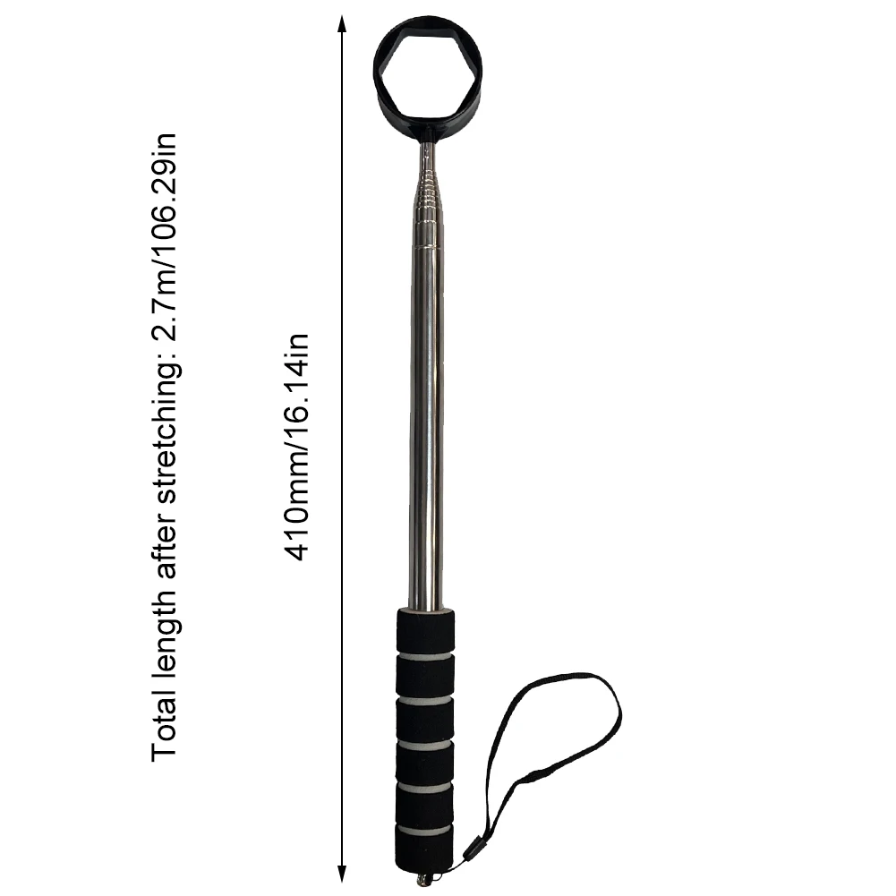 Stainless Steel Golf Ball Retriever Extendable Pick Up Tool