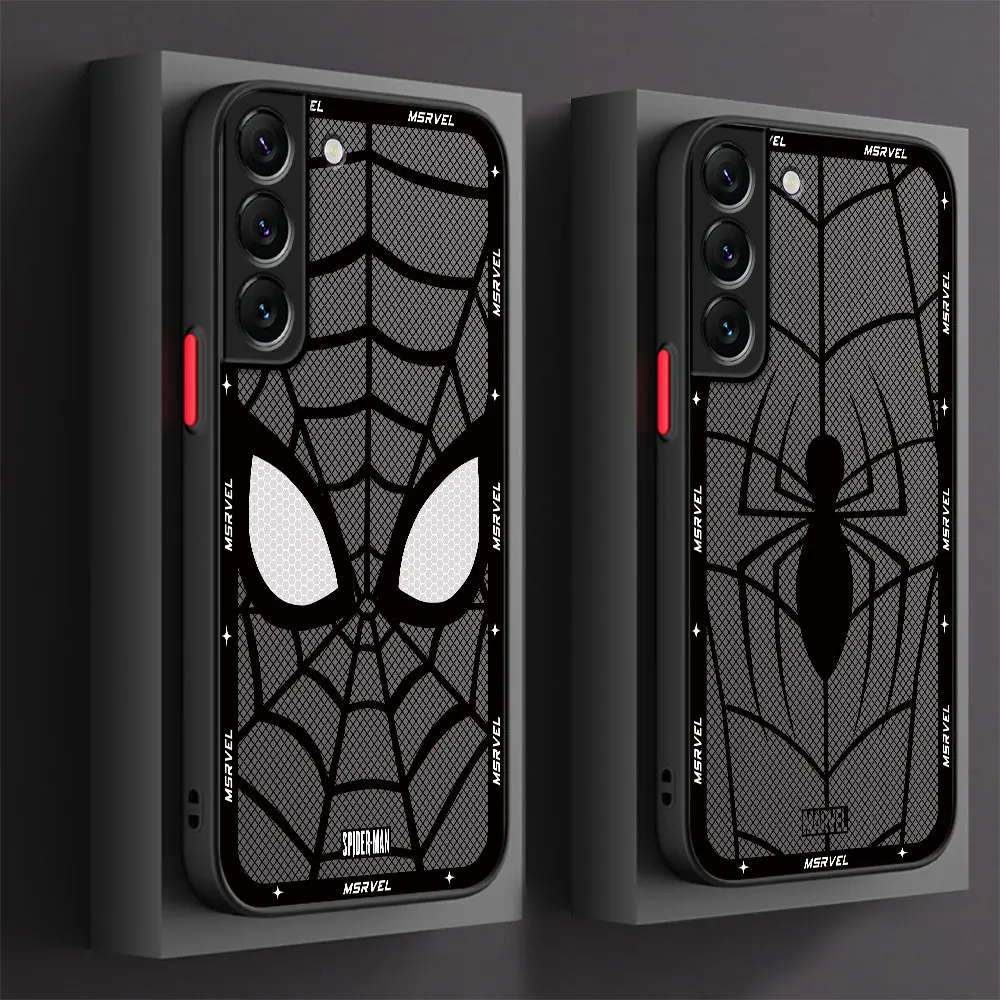 Custodia Luxury Marvel Spider Man Per Samsung Galaxy S23 Ultra S22 S23 Fe S9 S10 Plus S20 Fe S21 S24 Plus S21 Fe S21 Cover Coque