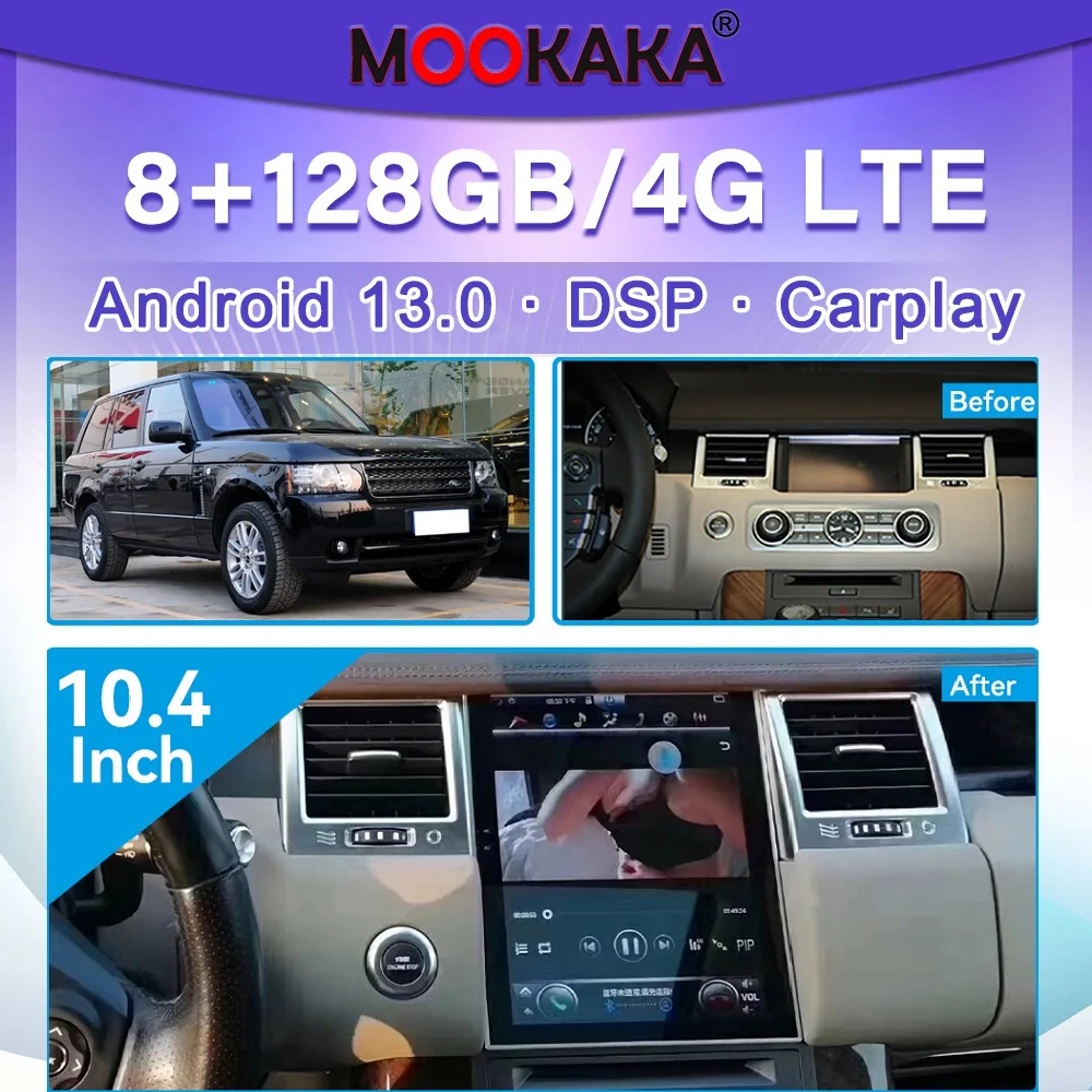

Android car radio For Land Rover Range Rover Sport 2010 2011-2013 GPS Navigation Multimedia Autoradio Player Wireless Carplay