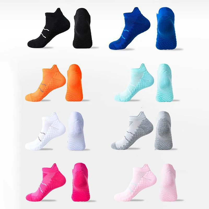 

Professional Sports Socks Outdoor Running Socks Short Towel Sole Shock Absorption Non-slip Basketball Socks