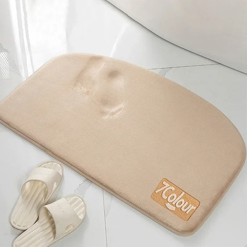 Floor Mat Bathroom Floor Mat Bathroom Mat Absorbent Bathroom Mat Bath Mat Anti Slip Mat Toilet Mat Super Absorbent Bath Mat Memory Foam Carpet Non-slip Bathroom Rug