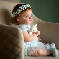 Full Silicone Reborn Baby 60 cm Toddler Maggi Princess Doll Lifelike Cute Babies Very Soft Body Kids Birthday XMAS Gift Boneca 1