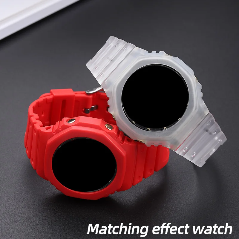 Resin Strap Watch Case for Outdoor Sport - Unisex Watch Accessories