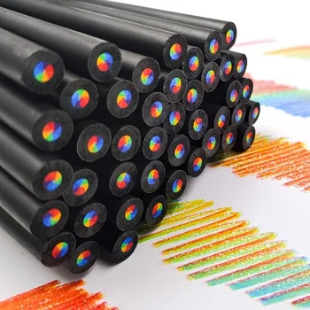 5-100 matite colorate in legno, matite da disegno arcobaleno colorate per bambini, studenti, adulti, pittura, scuola, materiale artistico