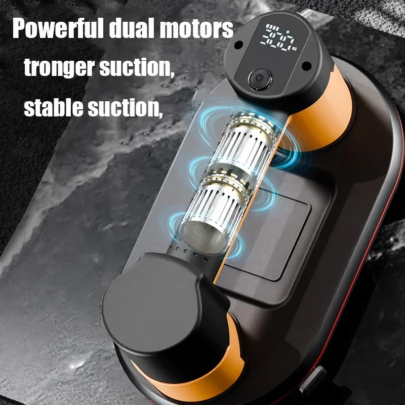 300kg Load Electric Vacuum Suction Cup Heavy-duty Suction Lifter for Granite Ceramic Tiles Glass 4000mAH Battery Box Pack